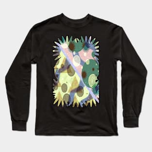 Geometric Suns and Pyramids Long Sleeve T-Shirt